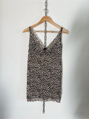 Victoria’s Secret Lace Leopard Slip Dress
